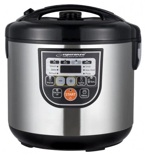 Esperanza EKG011 multi komfur 5 L 860 W Sort, Rustfrit stål-img