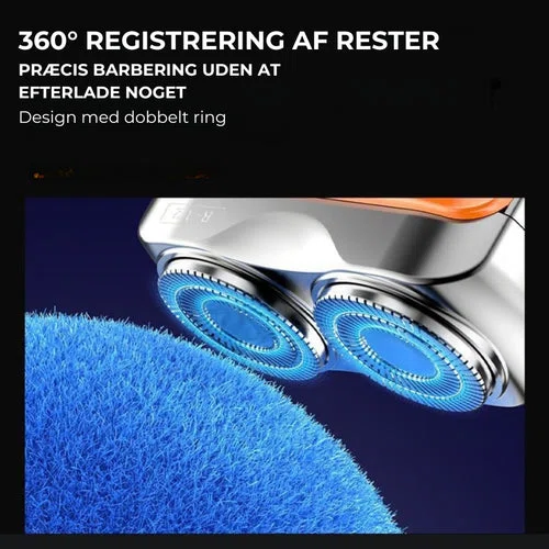 Bærbar barbermaskine med dobbelt ring - Billede 9