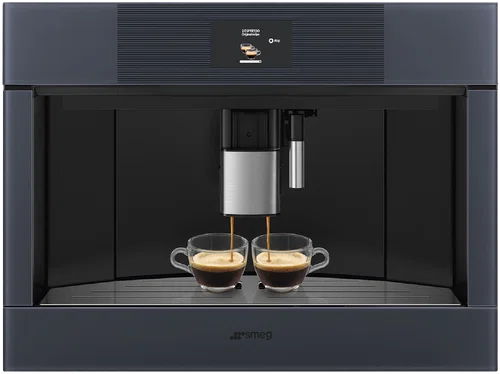 Smeg Linea Compact Built In Coffee Machine Neptune Grey - Billede 5