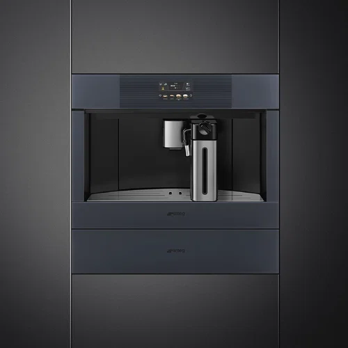 Smeg Linea Compact Built In Coffee Machine Neptune Grey - Billede 7