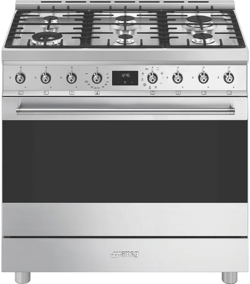 Smeg Classic 90cm Pyrolytic Freestanding Cooker-img