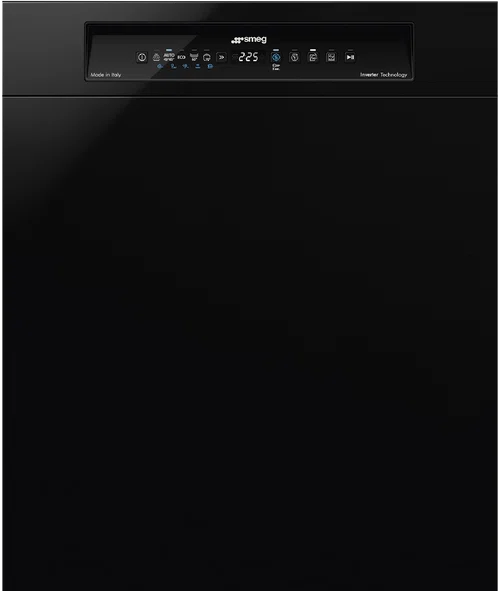 Smeg Diamond 60cm Built Under Dishwasher, Black-img