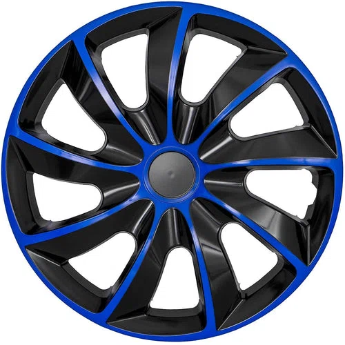 Universal hjulkapsler 15" NRM Quad Bicolor sort-blå 1 stk.-img