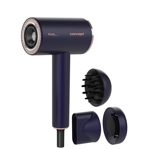 Concept ProfiCare hårtørrer, BLDC-motor, magnetiske påsætningsdyser, Oil Therapy-funktion, børnemodus, Cold Mode-funktion, VV8100-img
