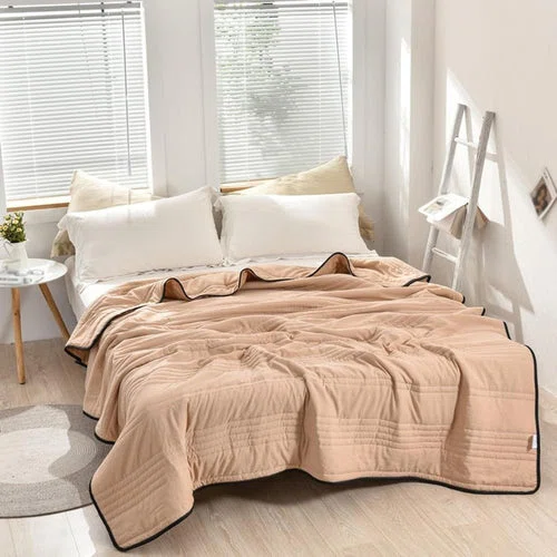 Cooling Blanket Lightweight Bed Cover Breathable Blanket - Billede 10