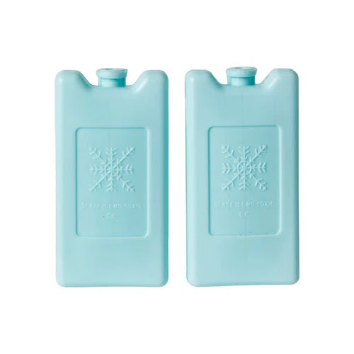 Køleelement i plast 2 stk - mint farvet - 10,5x5 cm-img