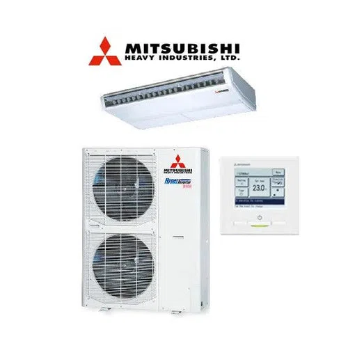 Mitsubishi Ceiling Suspended System FDE125AVSXWVH 12.5kW 3 Phase | RC-EXZ3A Wired Controller Included-img
