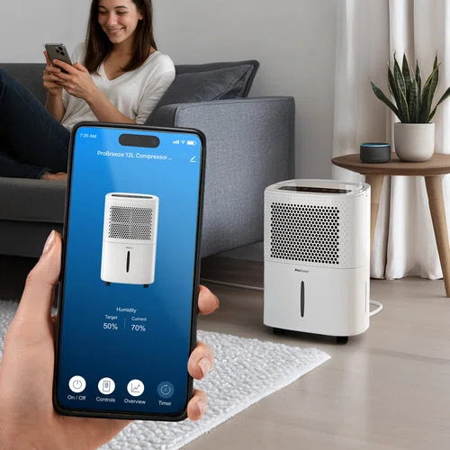 12L Dehumidifier with Built-in Humidistat and Smart App Control-img