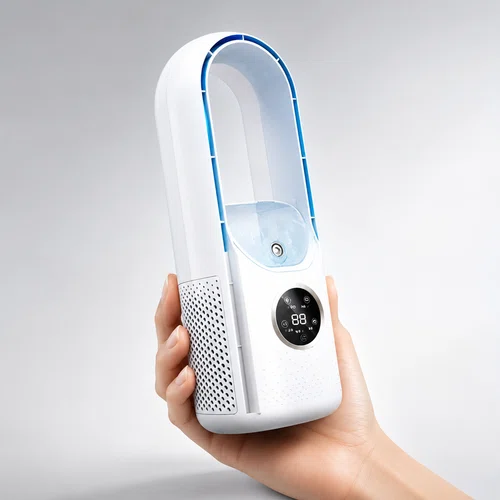 Portable Air Conditioner Bladeless Quiet Cooling Fan-img