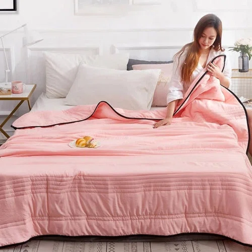 Cooling Blanket Lightweight Bed Cover Breathable Blanket - Billede 11