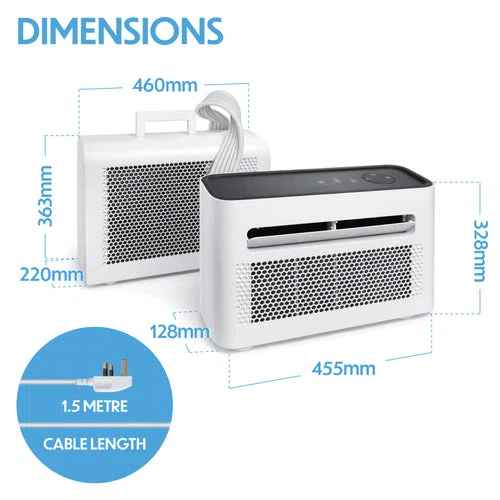 Prem-i-air 3-in-1, 5,000 BTU Split Air Conditioner with 24 Hour Timer and App Control - EH1962-img