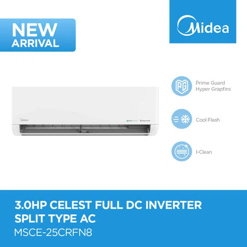 Midea 3.0hp CELEST HW Inverter R32 AC-img